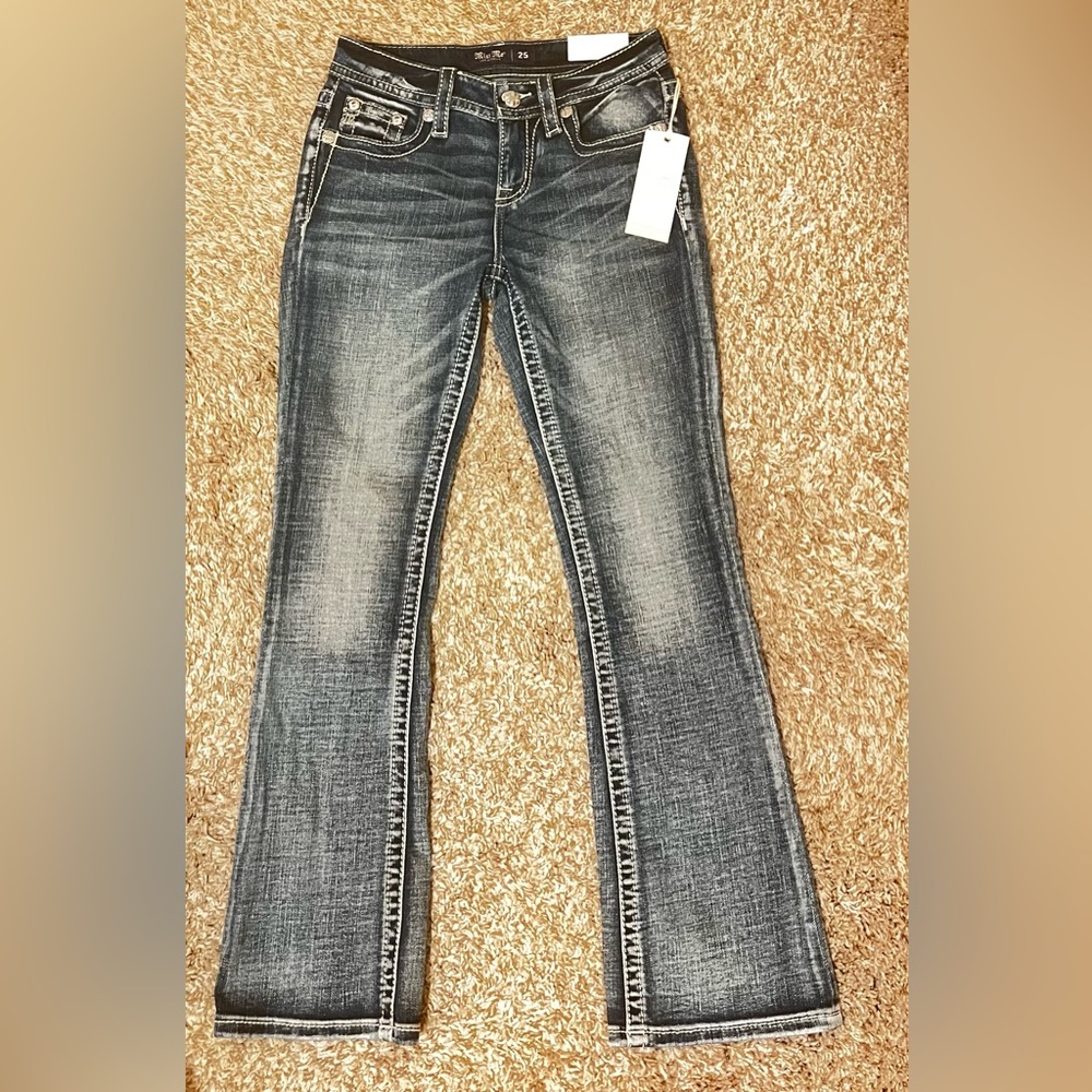 Subtle Star Horseshoe Bootcut Miss Me Jeans